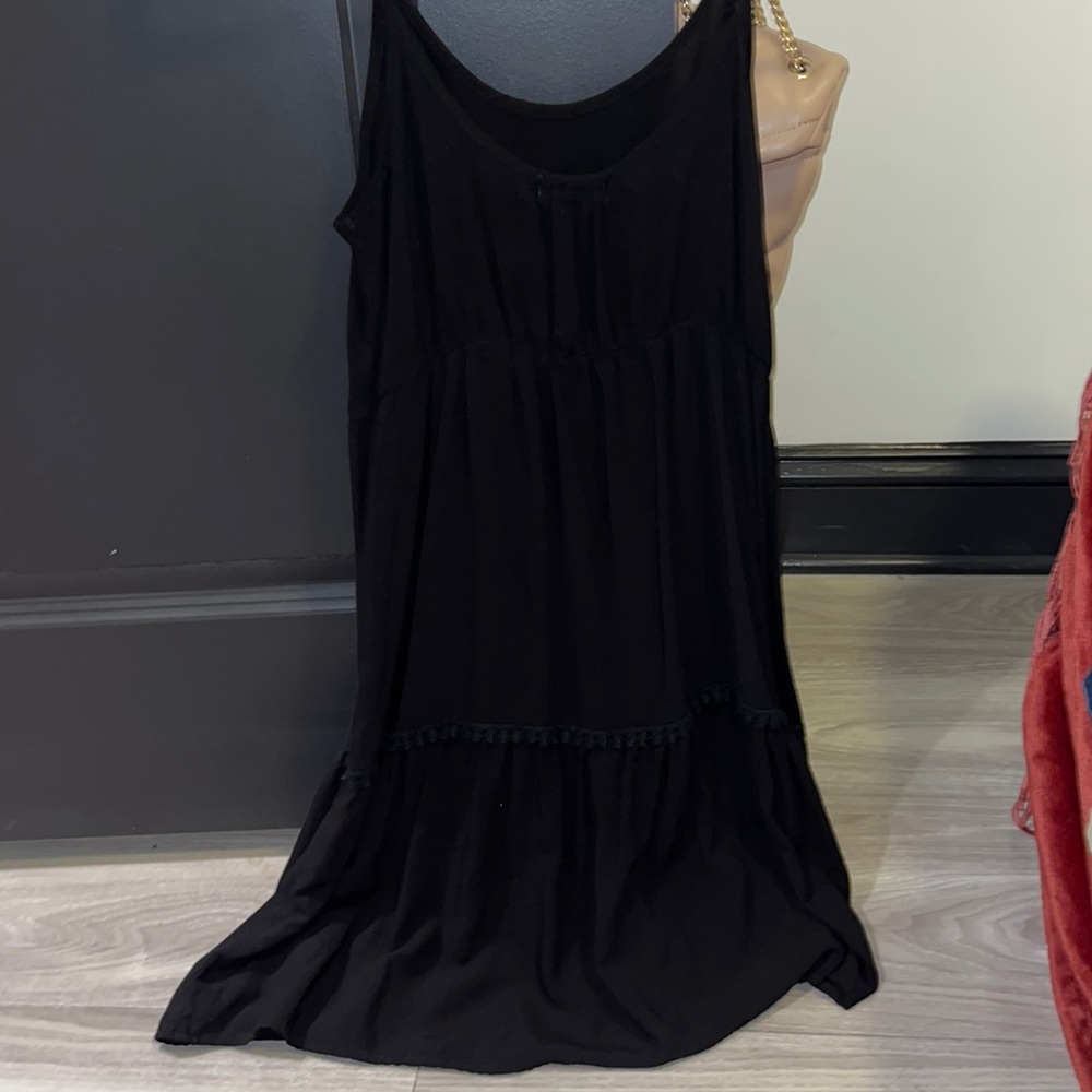 Black Flowy Summer Dress